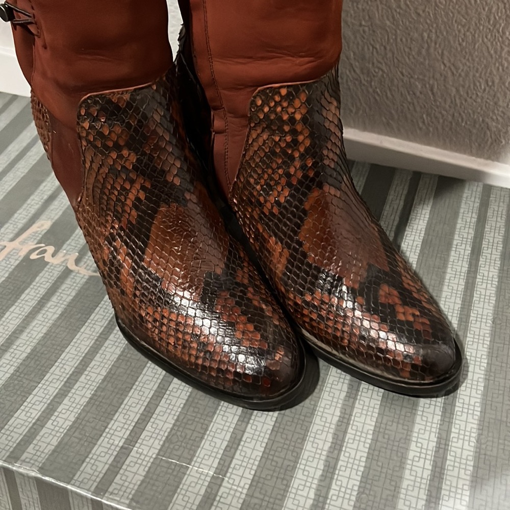 Franco Cuadra Boot Brick Python Usa 8 - image 2